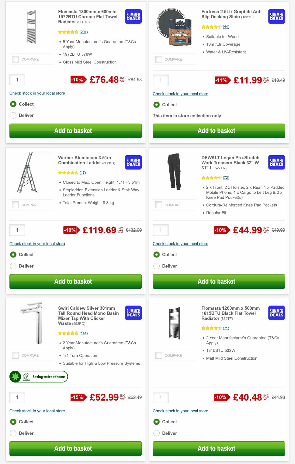 Screwfix Offers from 3 August