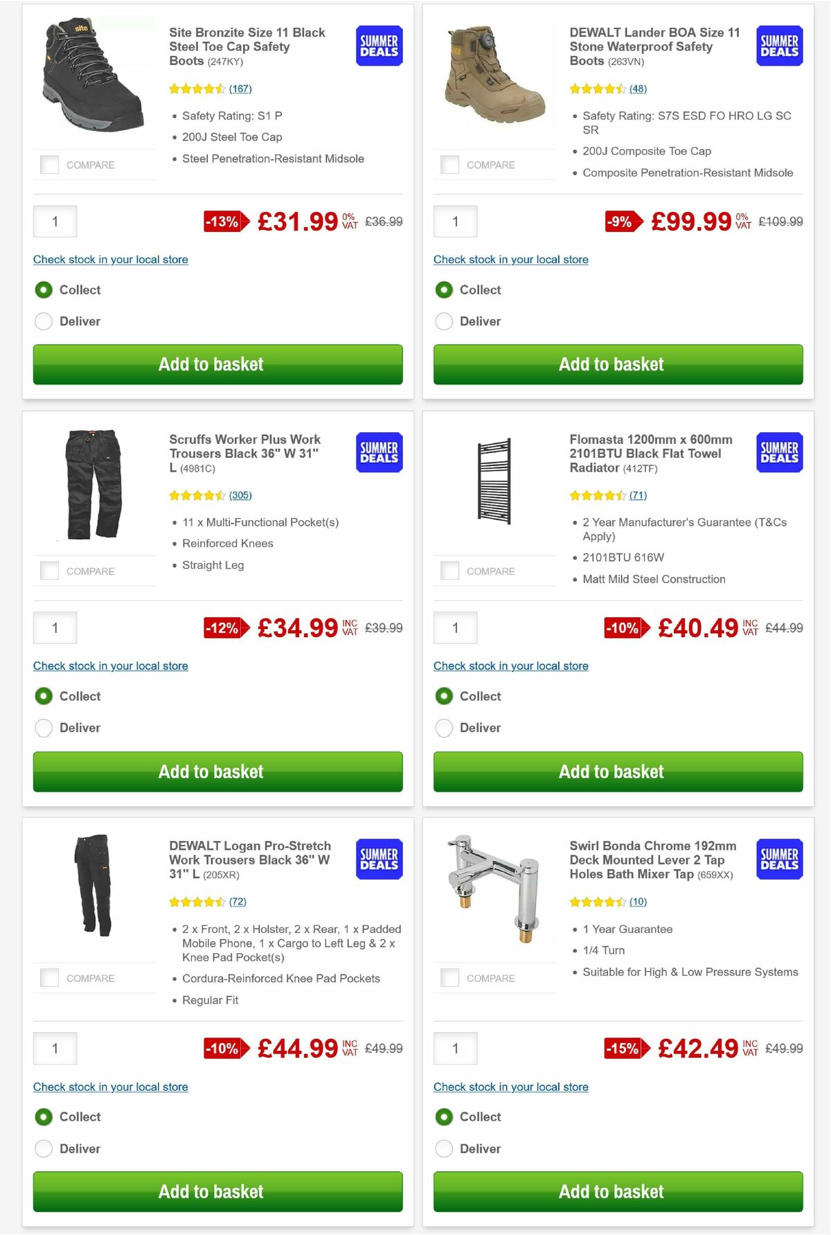 Screwfix Offers from 3 August