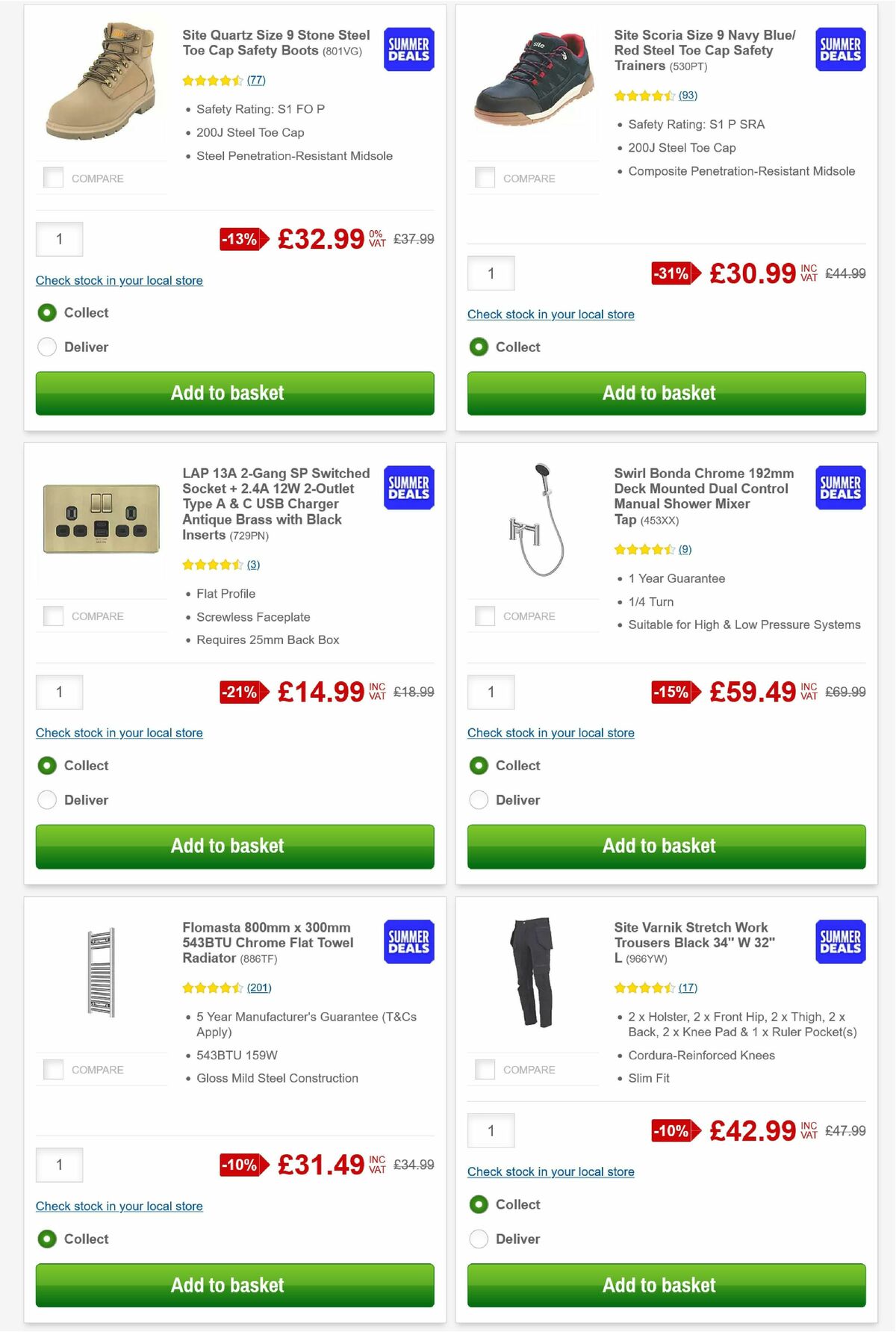 Screwfix Offers from 3 August
