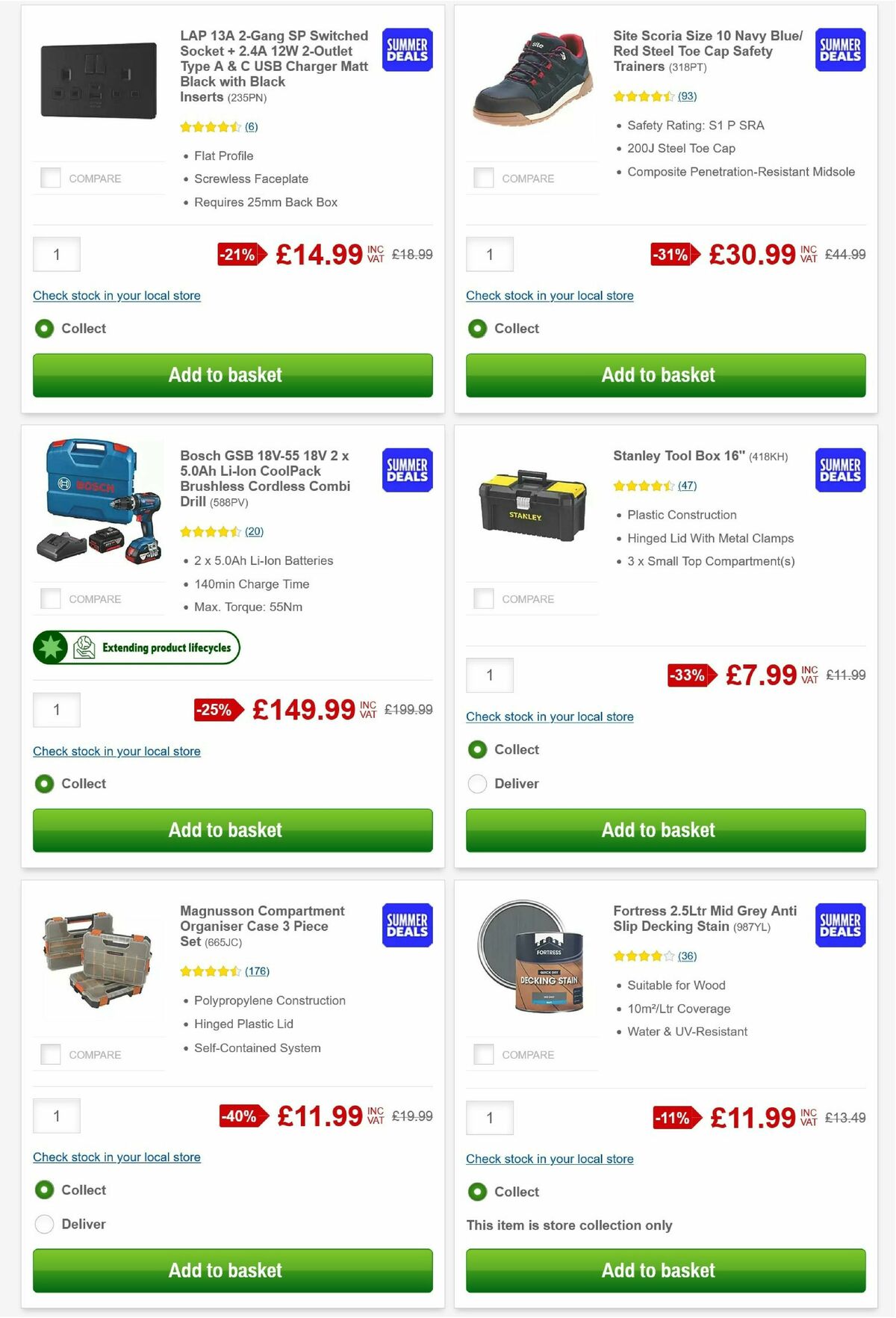 Screwfix Offers from 3 August