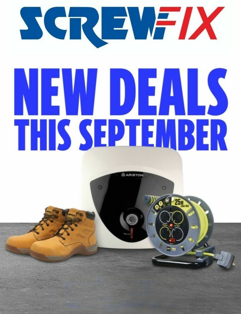 Screwfix Offers from 1 September