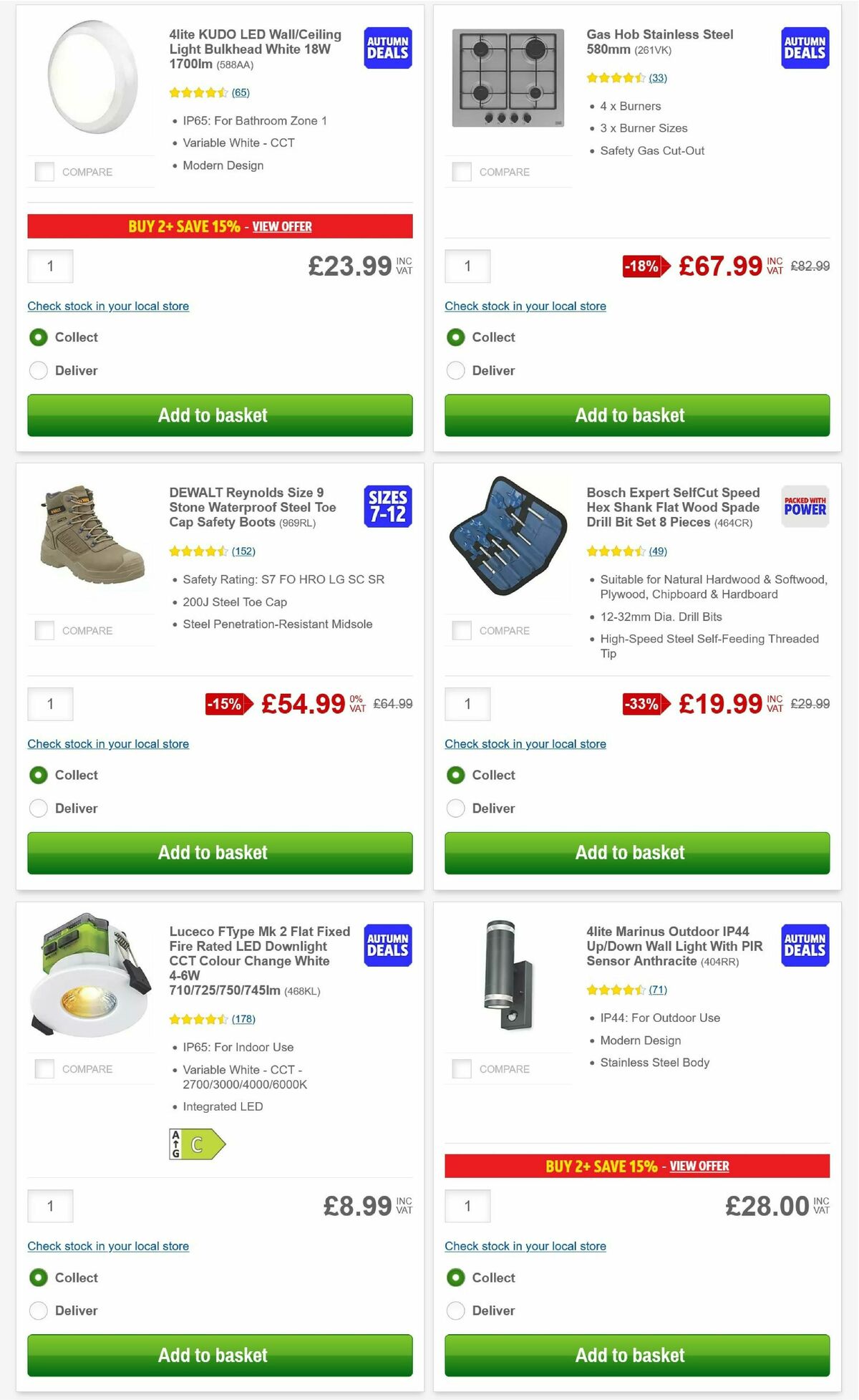 Screwfix Offers from 1 September