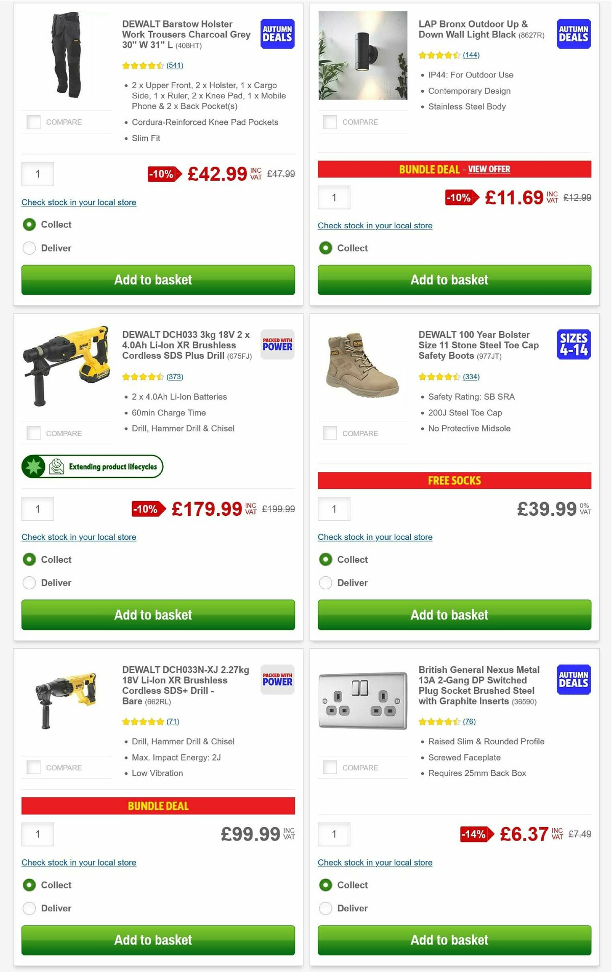 Screwfix Offers from 1 September