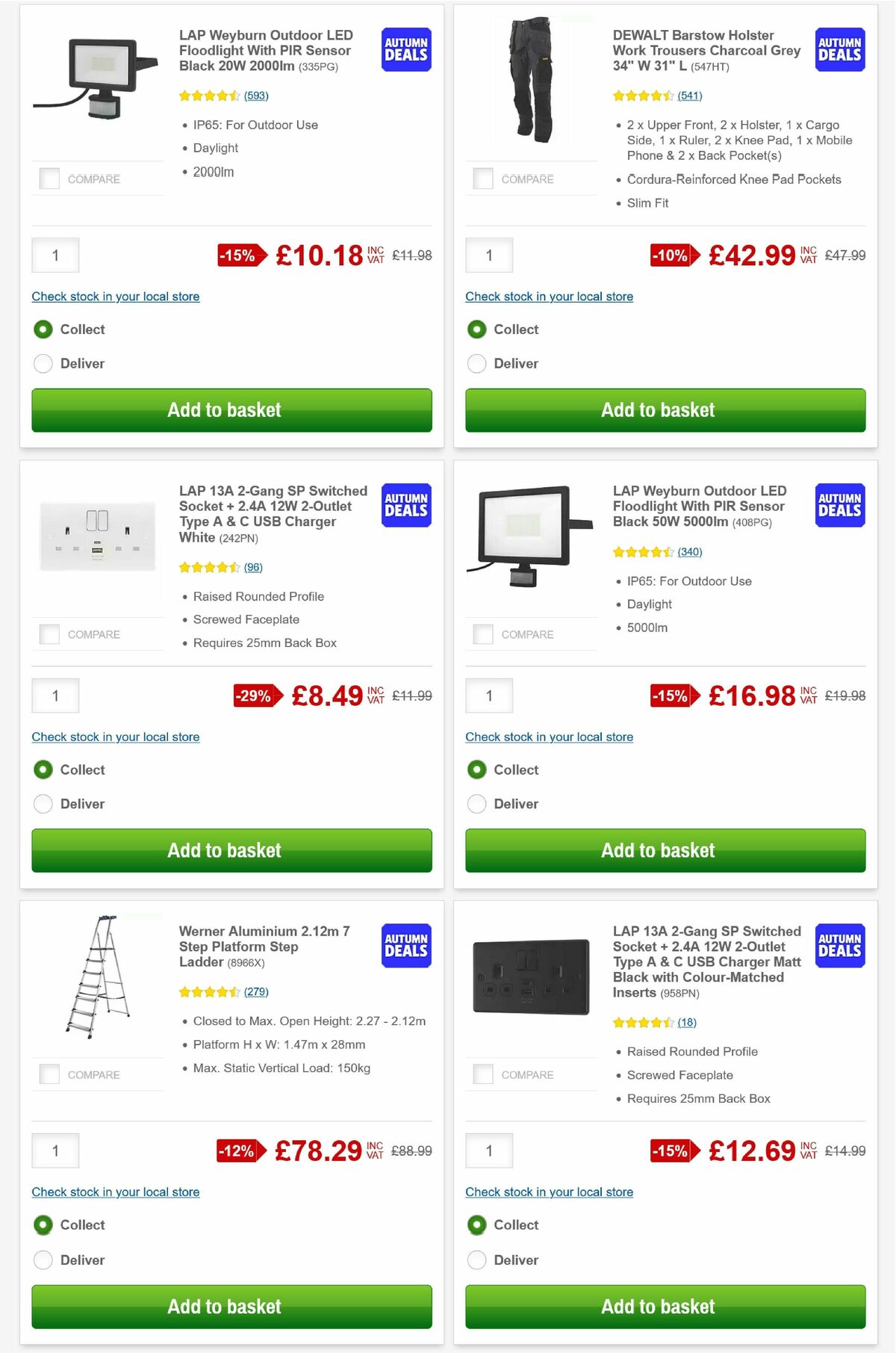 Screwfix Offers from 1 September