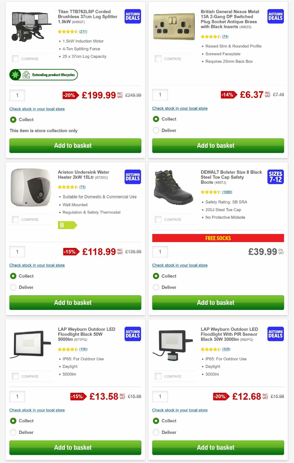 Screwfix Offers from 1 September