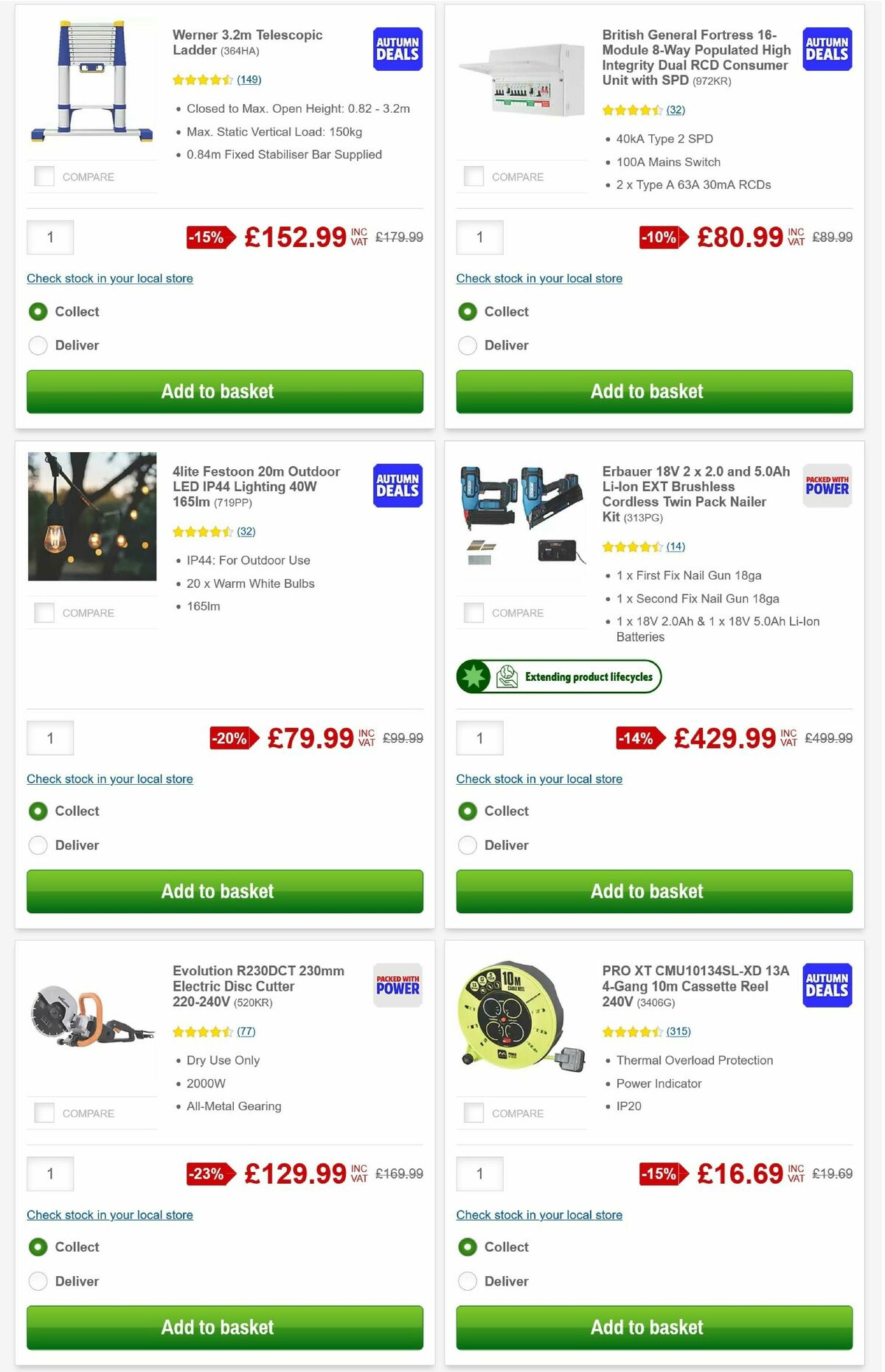 Screwfix Offers from 1 September