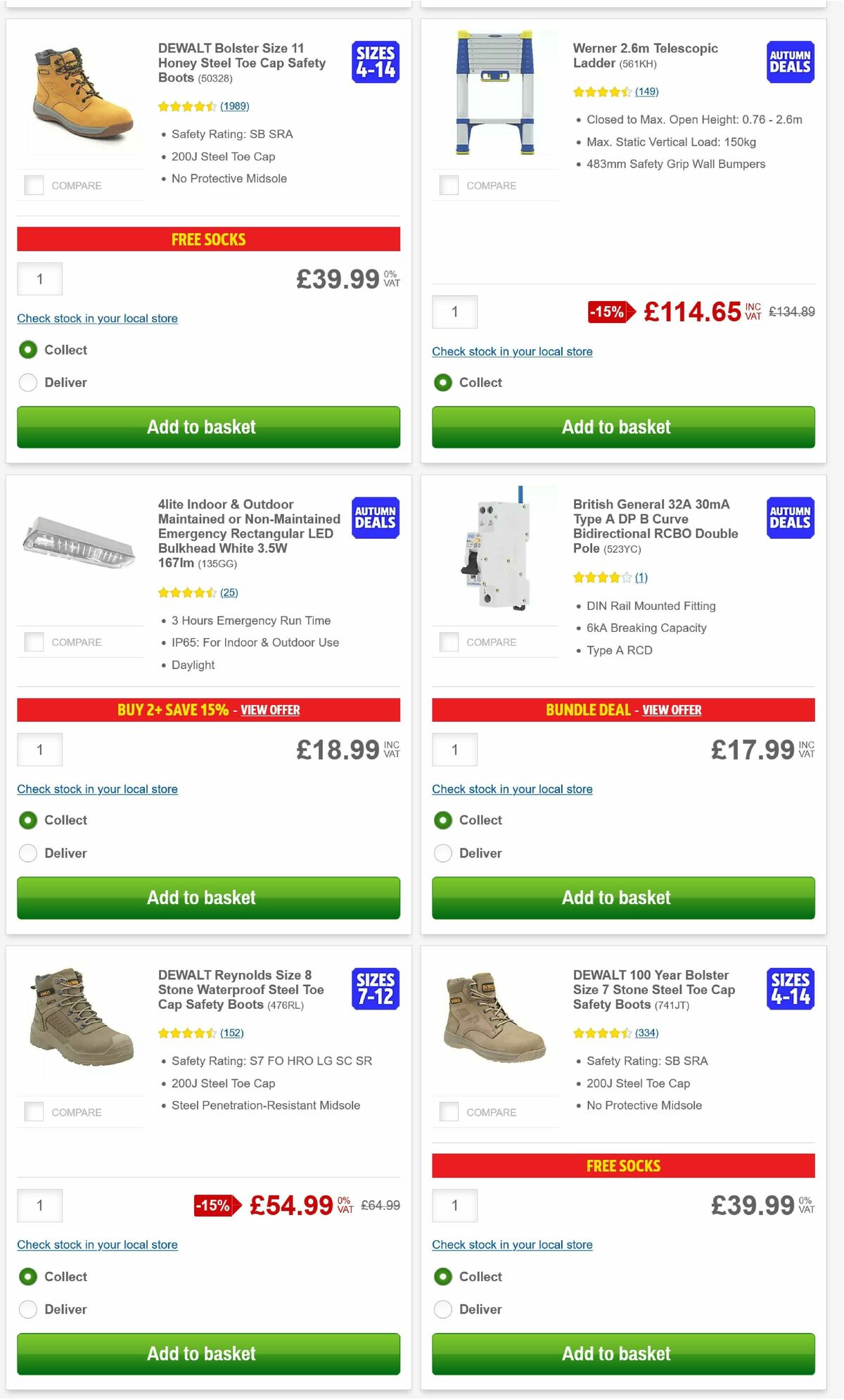 Screwfix Offers from 1 September