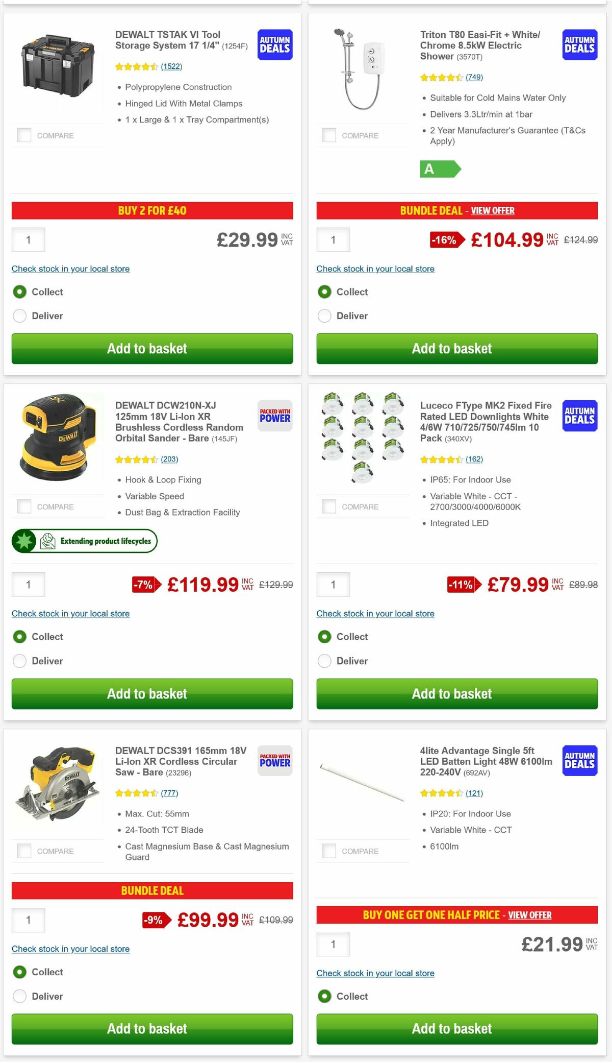 Screwfix Offers from 1 September