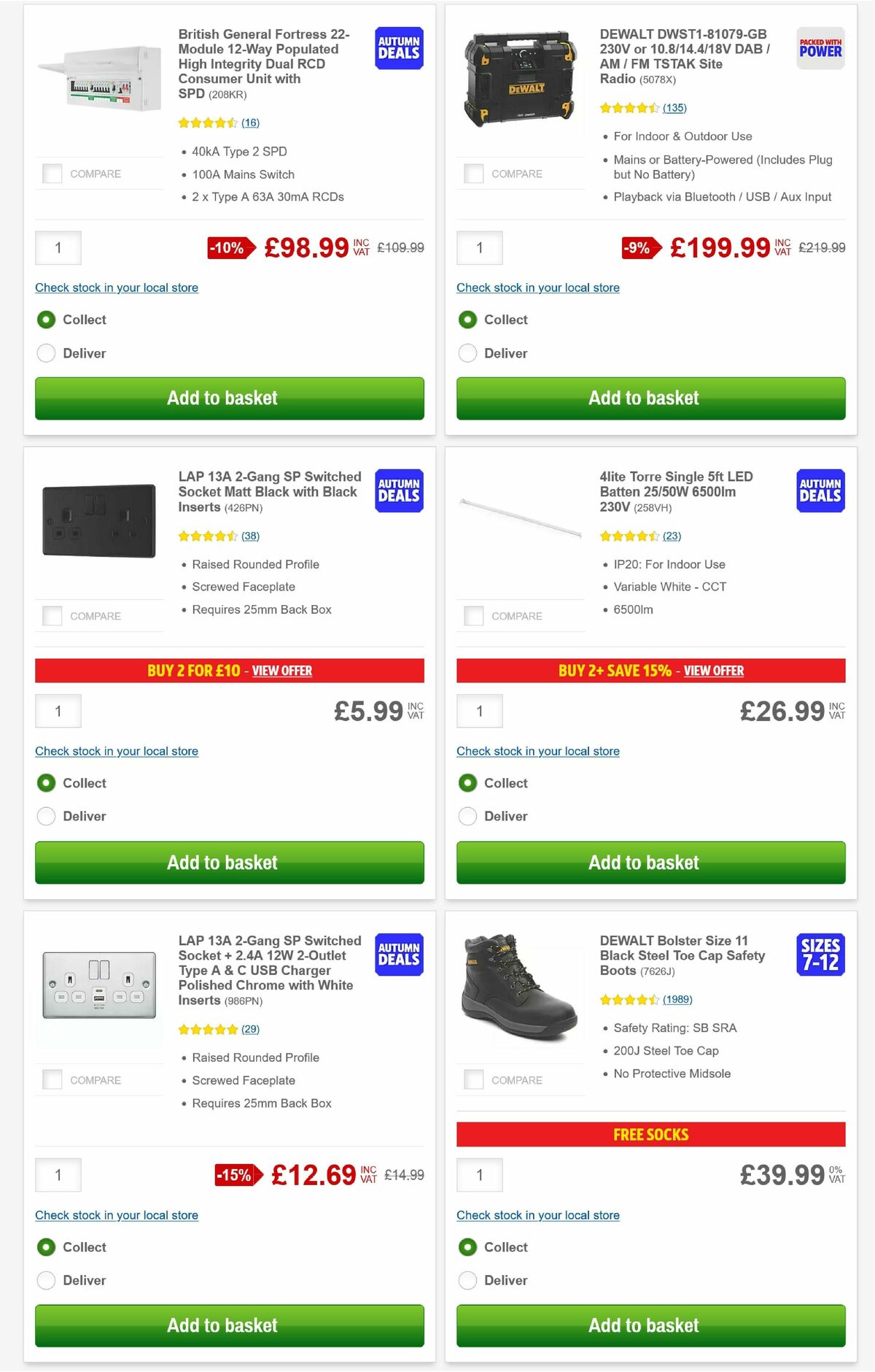 Screwfix Offers from 1 September