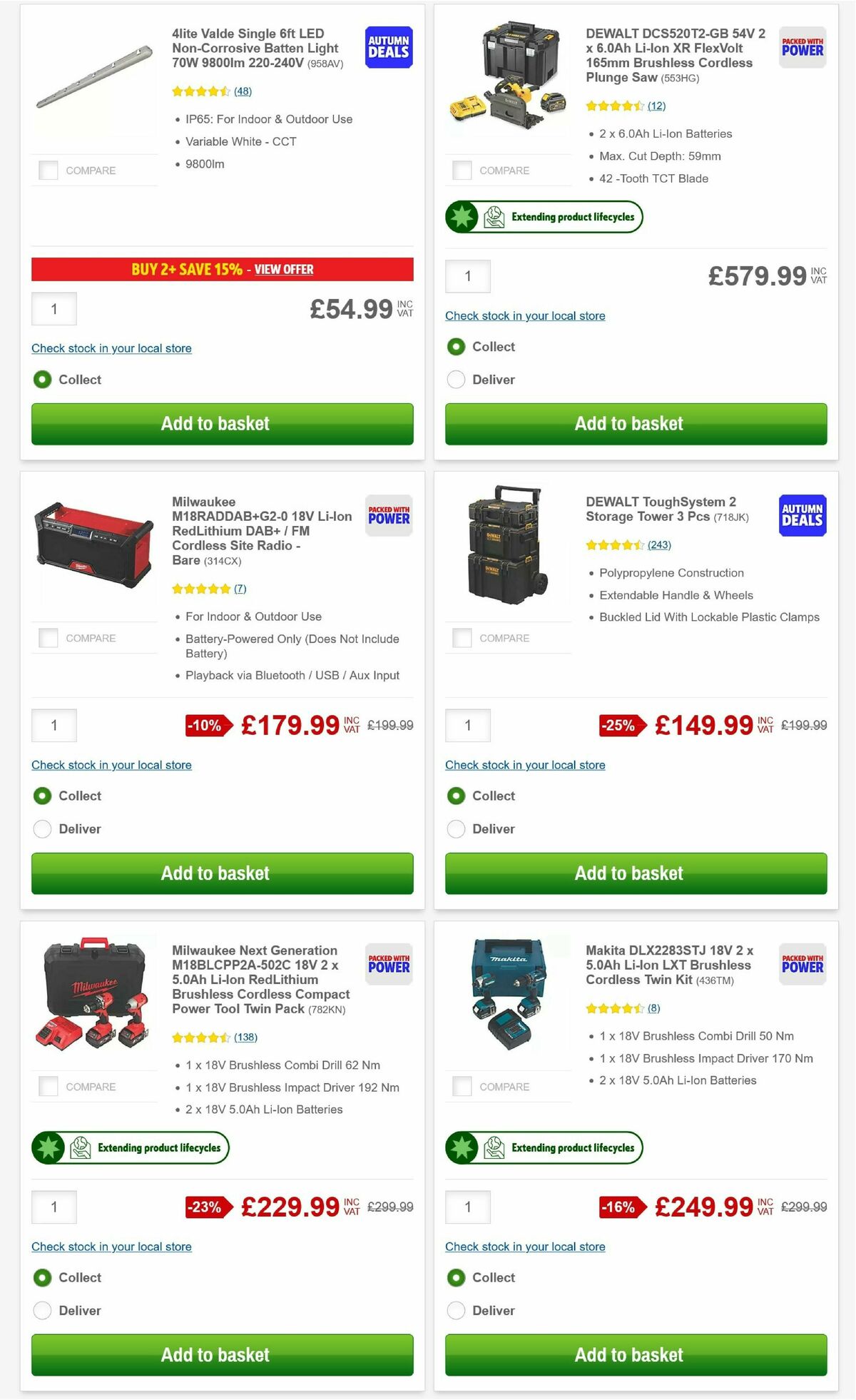 Screwfix Offers from 1 September