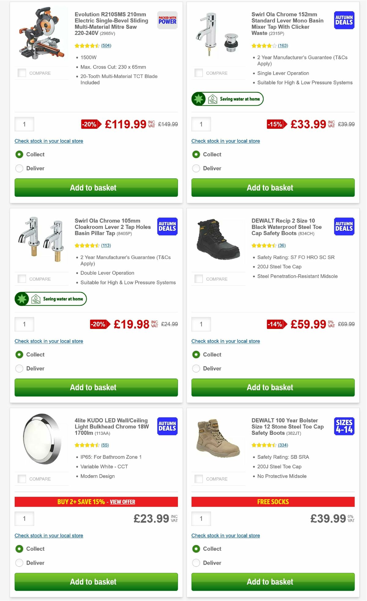 Screwfix Offers from 1 September