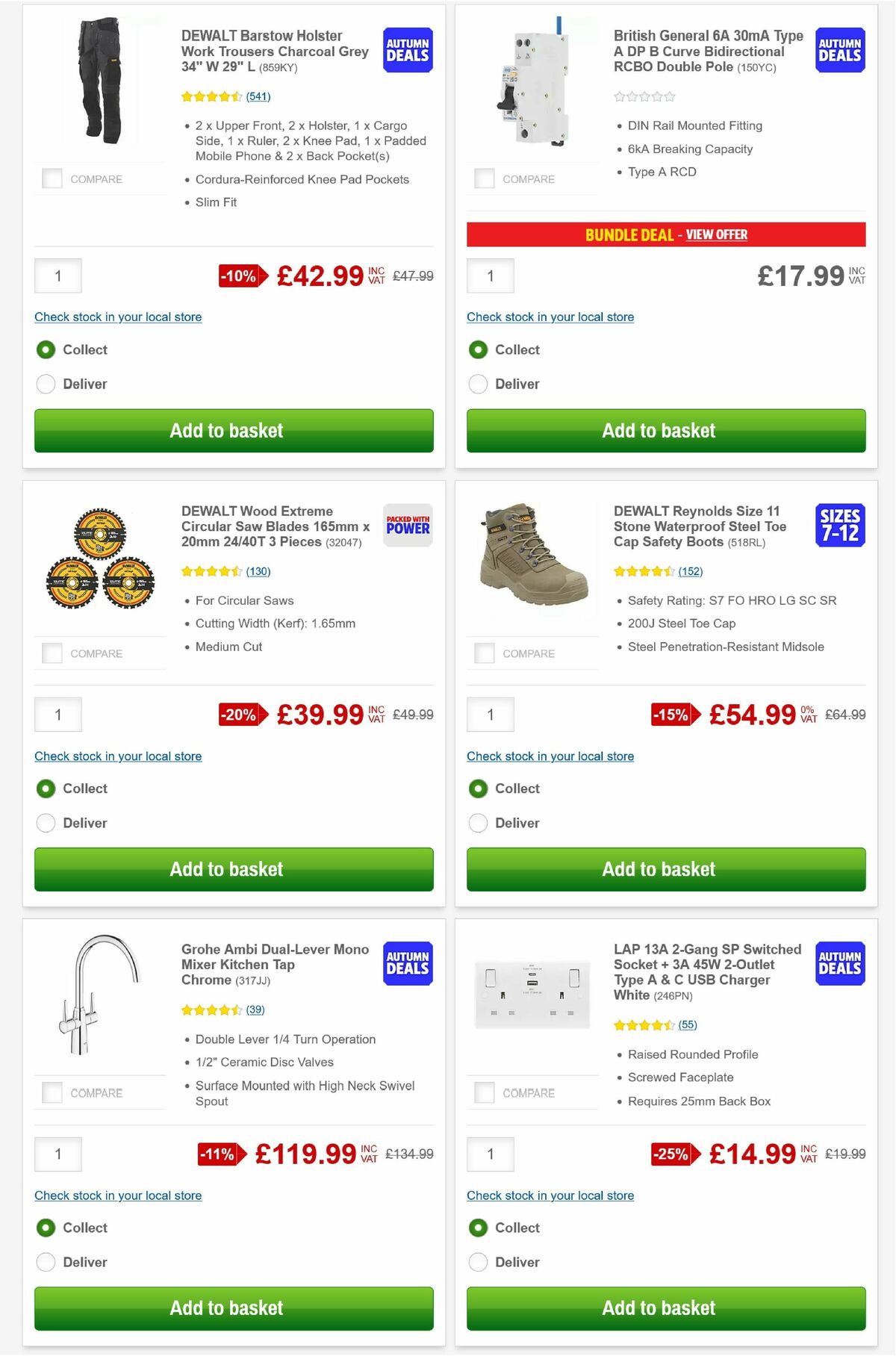Screwfix Offers from 1 September