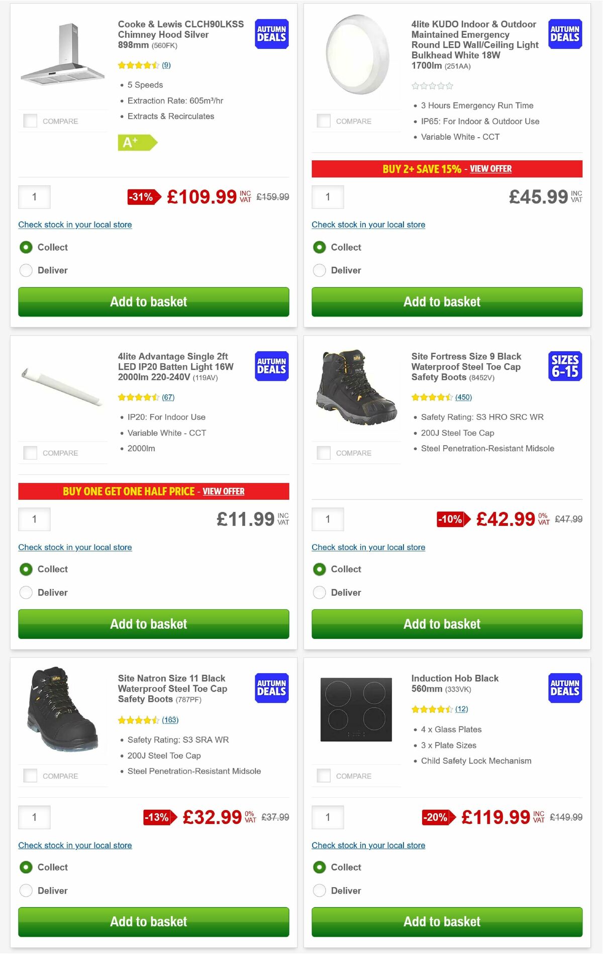 Screwfix Offers from 1 September