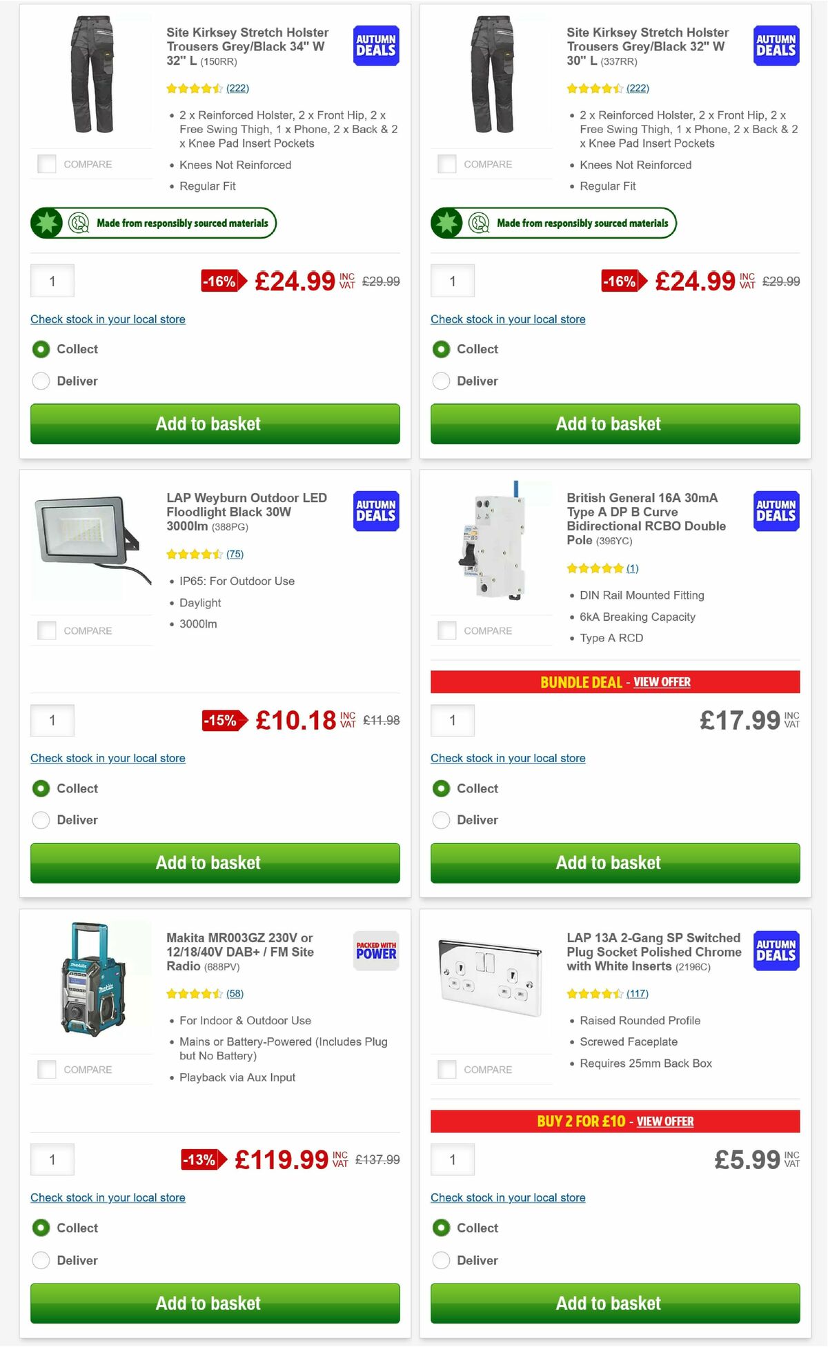 Screwfix Offers from 1 September