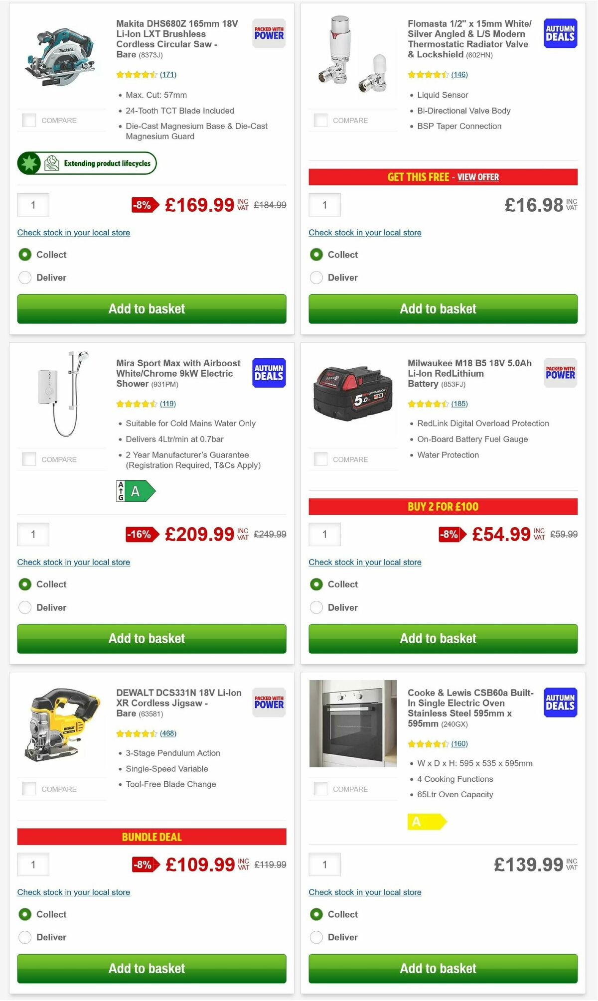 Screwfix Offers from 1 September