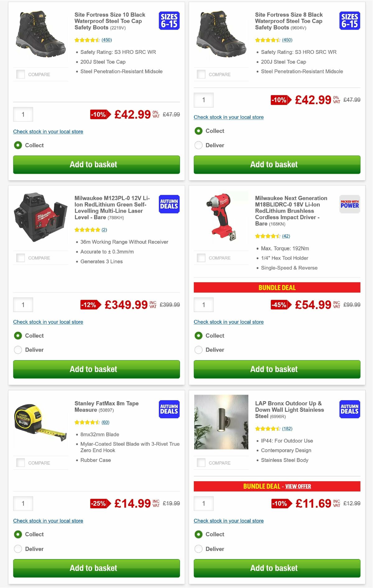 Screwfix Offers from 1 September