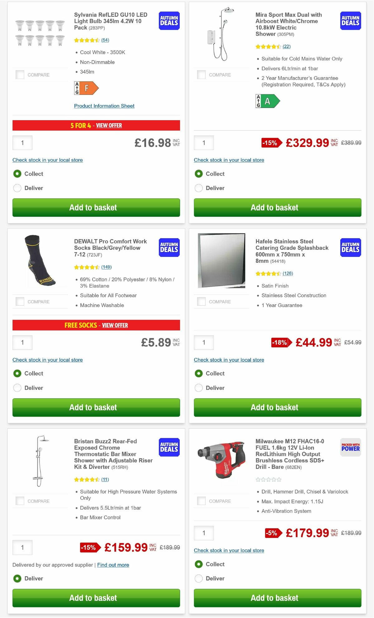 Screwfix Offers from 1 September