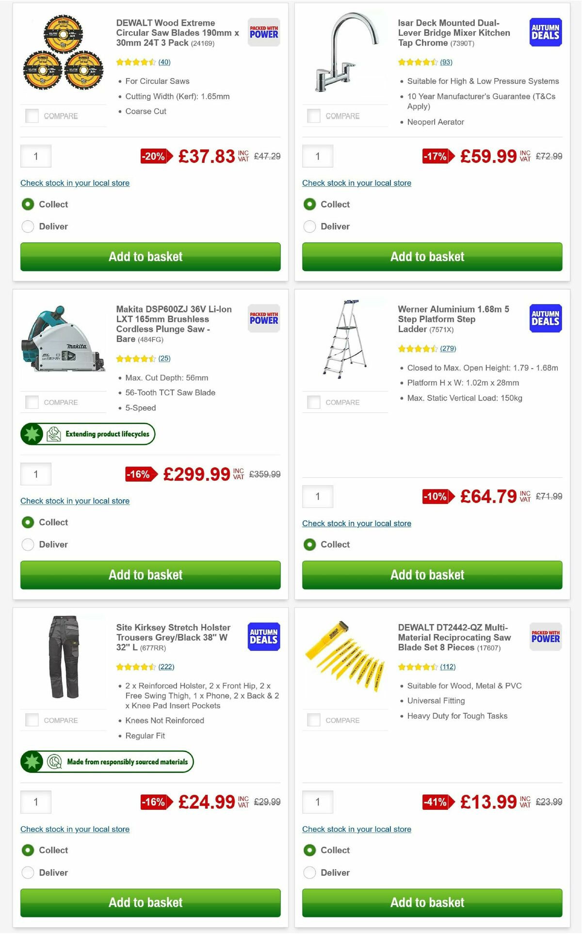 Screwfix Offers from 1 September
