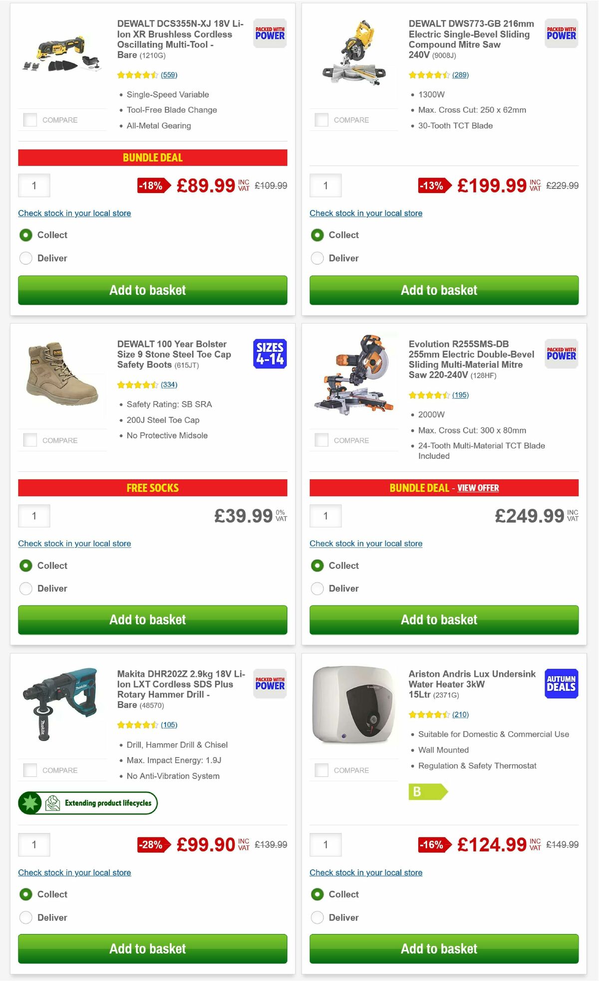 Screwfix Offers from 1 September