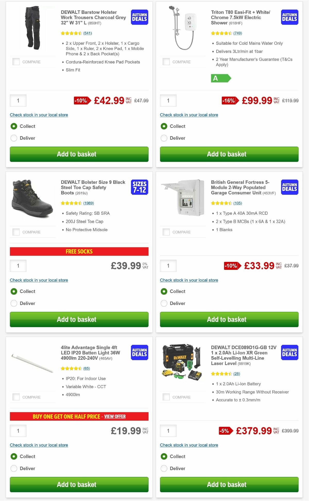 Screwfix Offers from 1 September