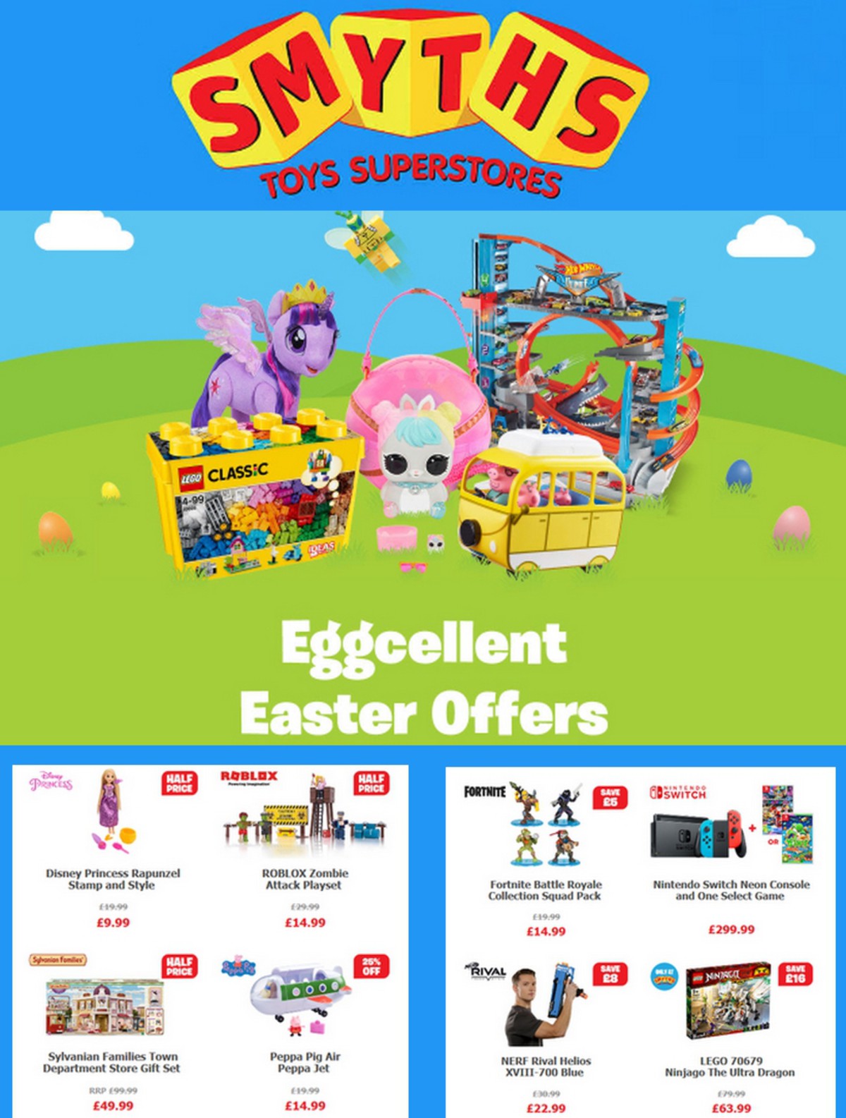 Smyths Toys Offers from 13 April