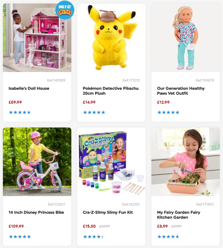 Smyths Toys Offers from 25 May