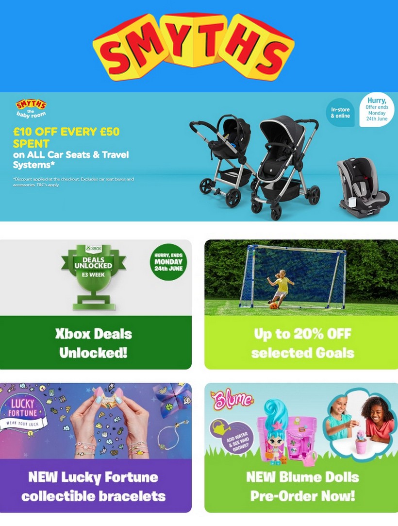 Smyths Toys Offers from 22 June
