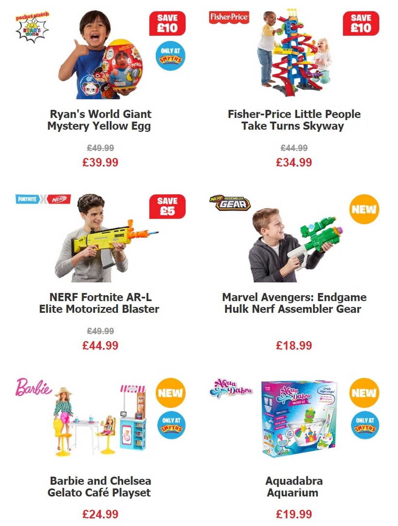 Smyths Toys Offers from 22 June