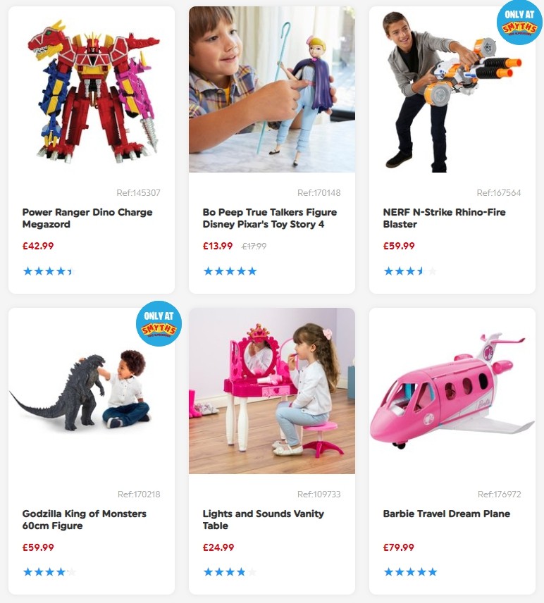 Smyths Toys Offers from 6 July