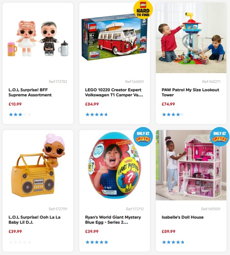 Smyths Toys Offers from 20 July