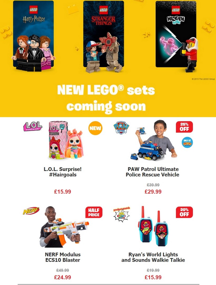Smyths Toys Offers from 20 July