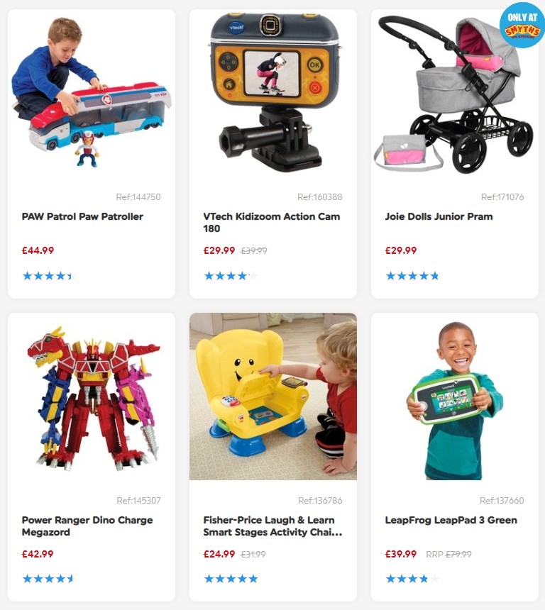Smyths Toys Offers from 27 July