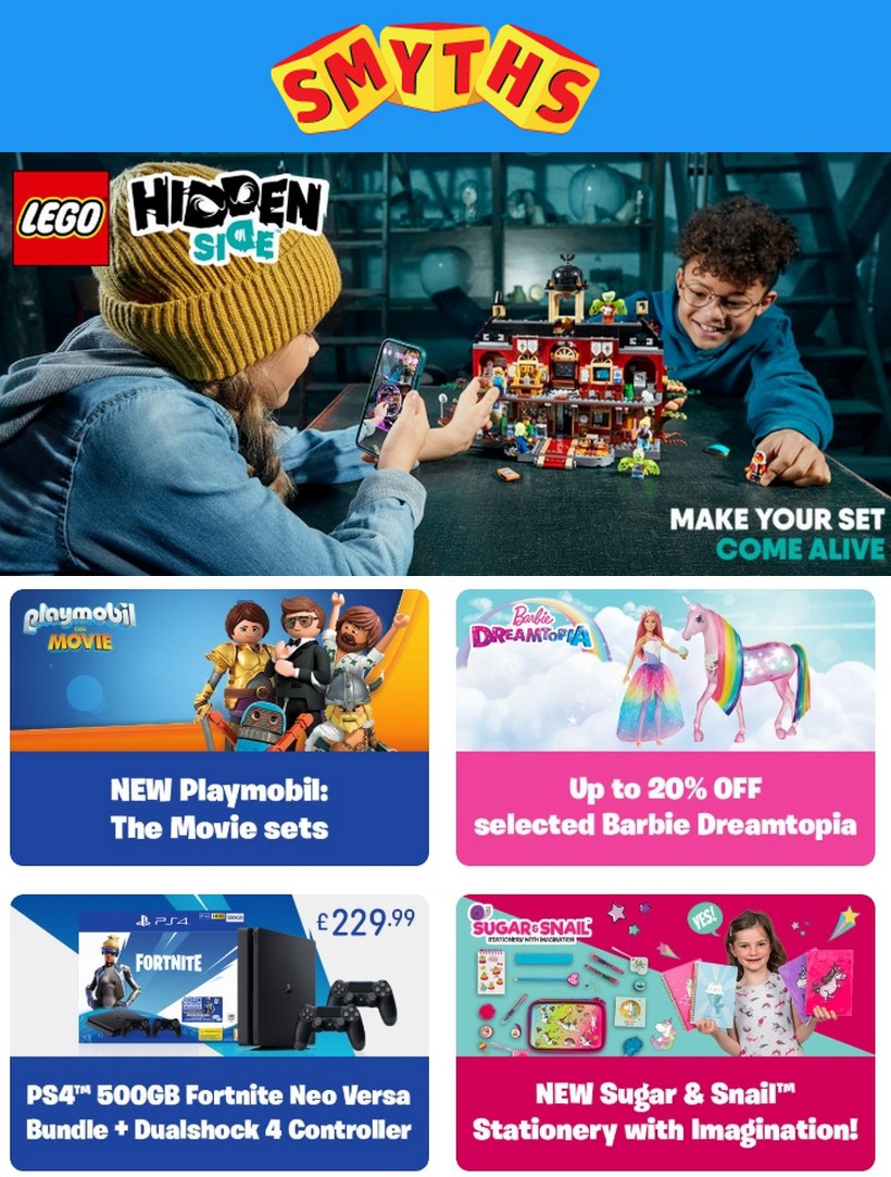 Smyths Toys Offers from 3 August