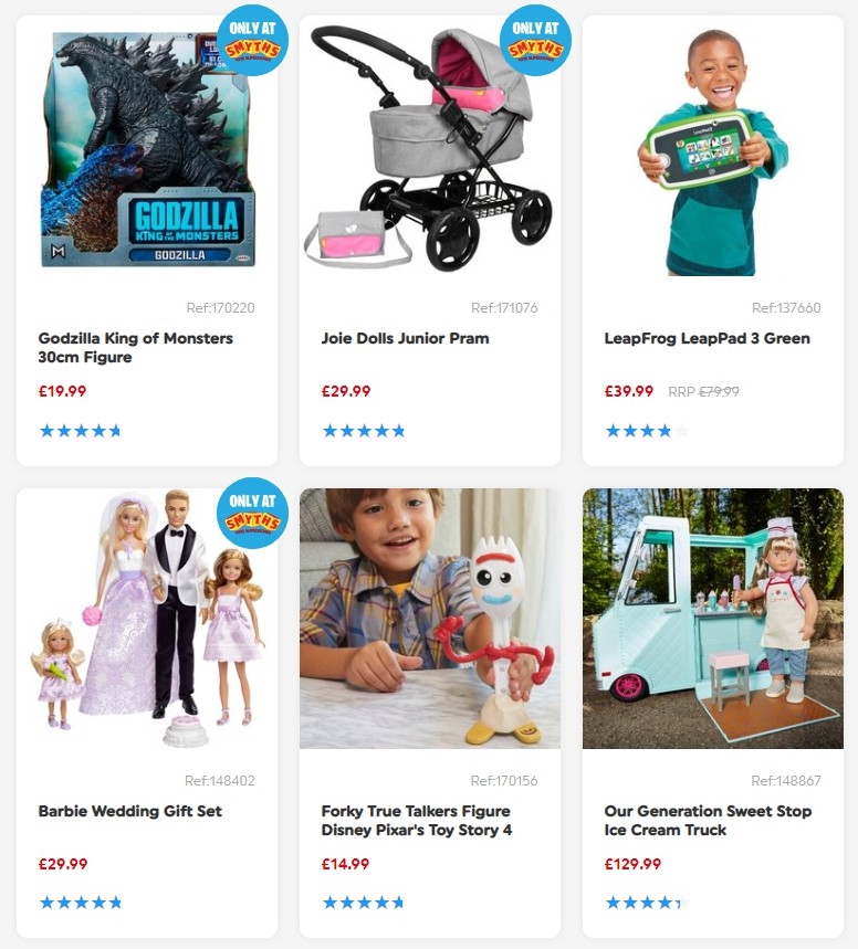 Smyths Toys Offers from 3 August