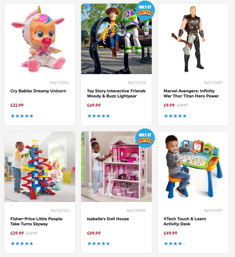 Smyths Toys Offers from 3 August