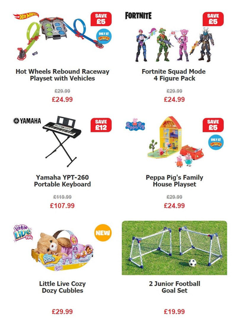 Smyths Toys Offers from 10 August