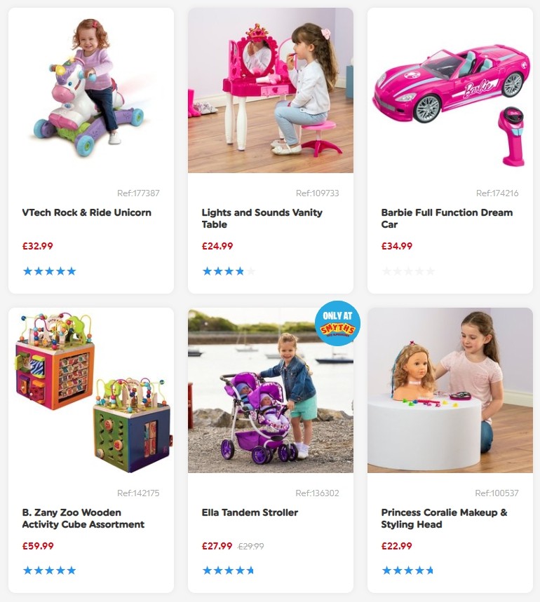 Smyths Toys Offers from 24 August