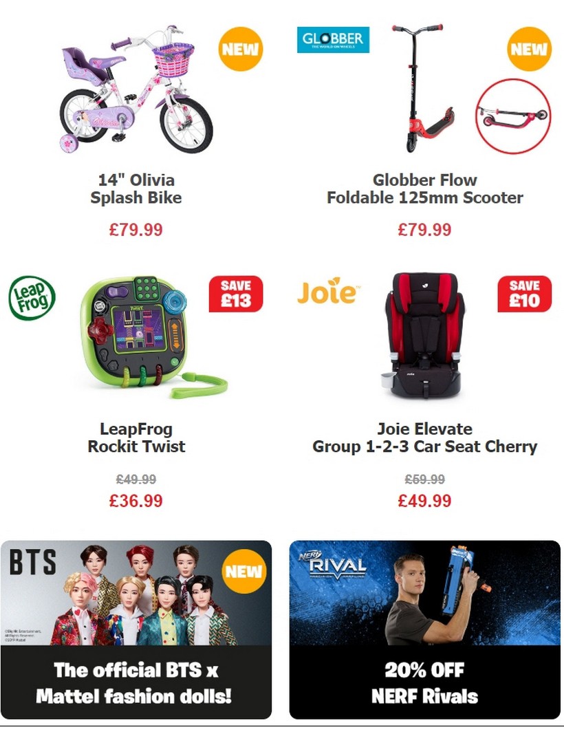 Smyths Toys Offers from 24 August