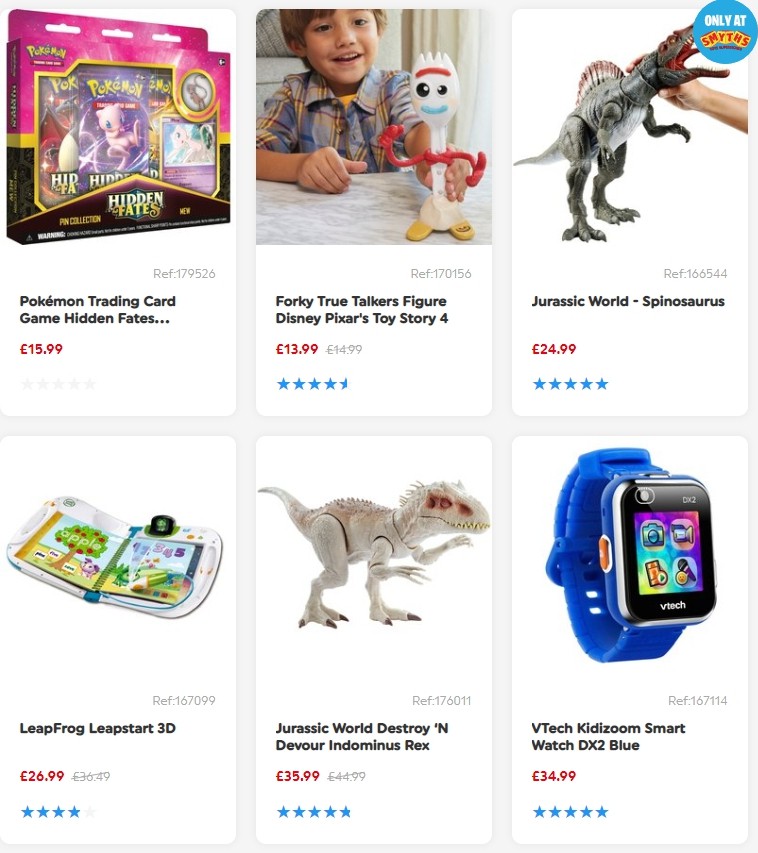 Smyths Toys Offers from 31 August