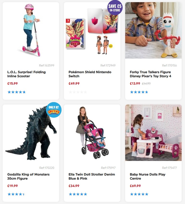 Smyths Toys Offers from 28 September