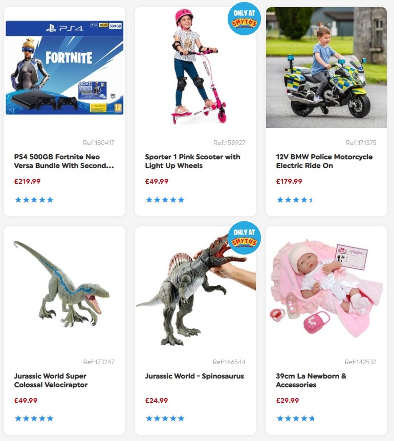 Smyths Toys Offers from 28 September