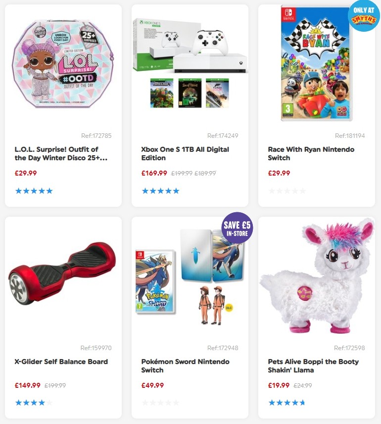 Smyths Toys Offers from 28 September