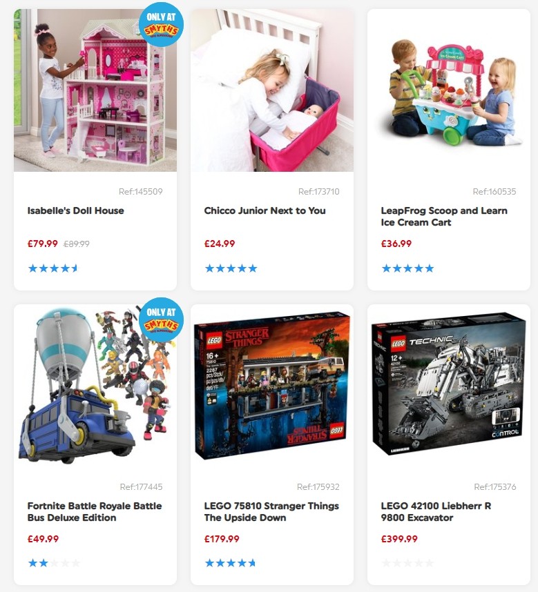 Smyths Toys Offers from 5 October