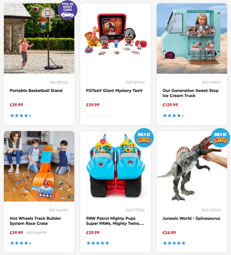 Smyths Toys Offers from 5 October