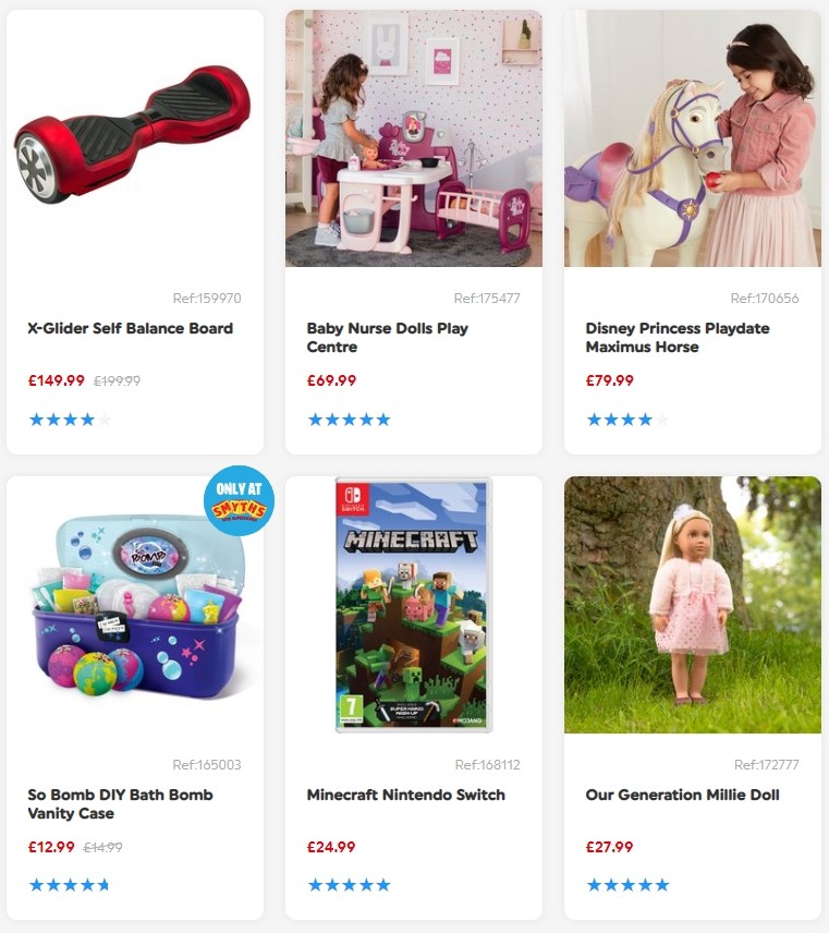 Smyths Toys Offers from 5 October