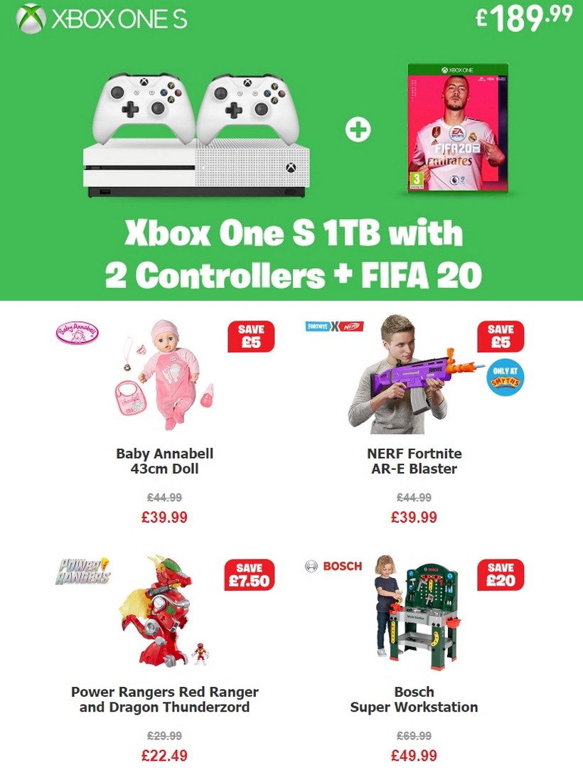 Smyths Toys Offers from 5 October