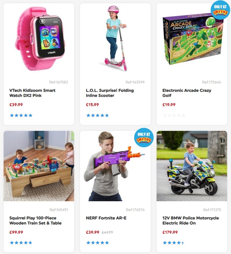 Smyths Toys Offers from 5 October