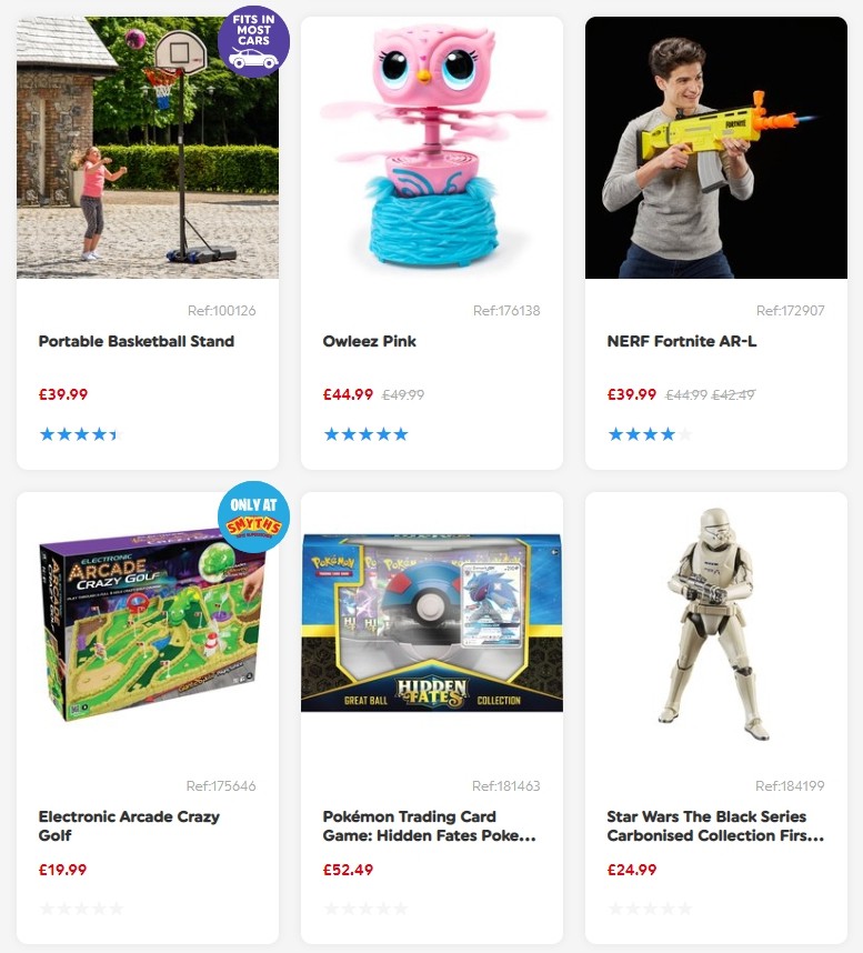 Smyths Toys Offers from 12 October