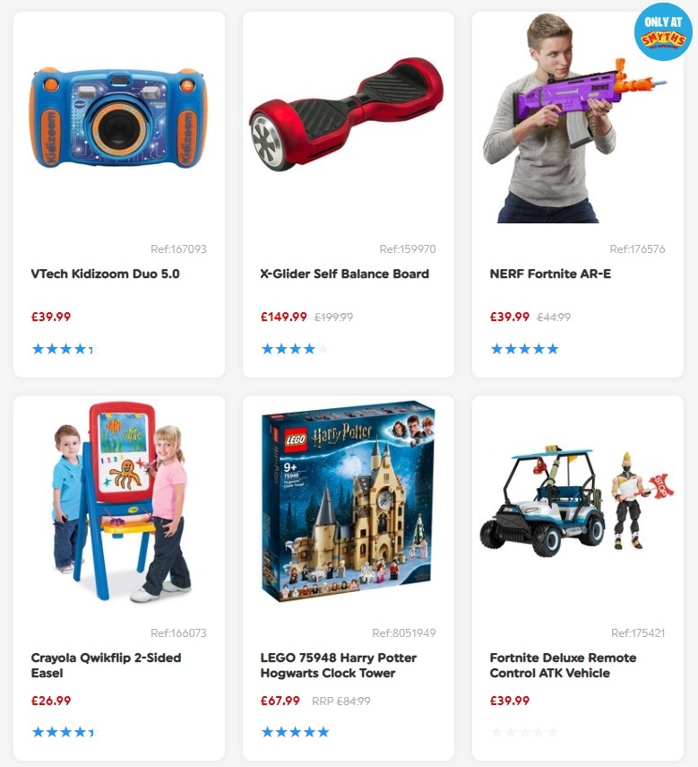 Smyths Toys Offers from 12 October