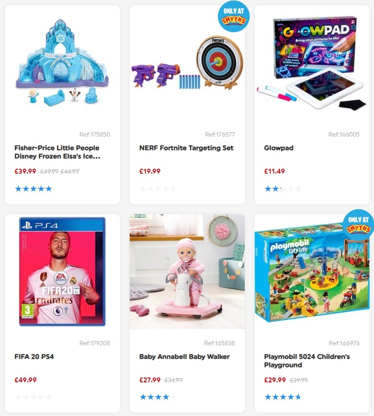 Smyths Toys Offers from 12 October